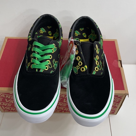 Vans Era Pro Skate Junt collection black green white exclusive - Picture 2 of 12